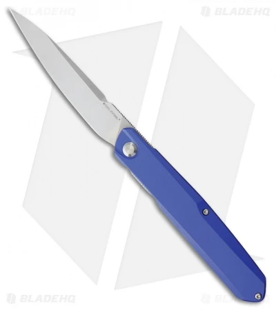 Real Steel G5 Metamorph Liner Lock Blue Aluminum (3.5" Satin) 3 Real Steel G5 Metamorph Liner Lock Blue Aluminum (3.5" Satin)