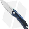 Real Steel Knives Horus Free Liner Lock Knife Black/Blue G-10 (3.6" SW) 7432
