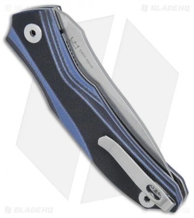 Real Steel Knives Horus Free Liner Lock Knife Black/Blue G-10 (3.6" SW) 7434 4 Real Steel Knives Horus Free Liner Lock Knife Black/Blue G-10 (3.6" SW) 7434 - Image 2