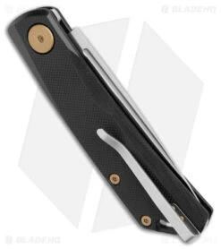 Real Steel Luna Slip Joint Knife Black G-10 (2.8" Satin) 8 Real Steel Luna Slip Joint Knife Black G-10 (2.8" Satin) -Knife Sale Shop Real Steel Luna SJ Black G 10 Satin BHQ 117809 jr side