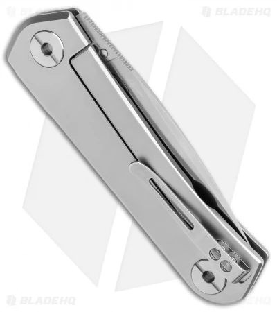 Real Steel Phasma Frame Lock Knife Stainless Steel Thumb Stud (3.25" Satin D2) 5 Real Steel Phasma Frame Lock Knife Stainless Steel Thumb Stud (3.25" Satin D2) - Image 3