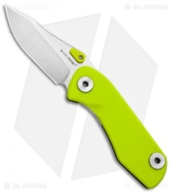 Real Steel Precision Frame Lock Folding Knife Green (2.88" Stonewash) 3001