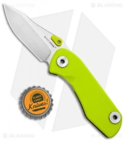 Real Steel Precision Frame Lock Folding Knife Green (2.88" Stonewash) 3001 -Knife Sale Shop Real Steel Precision FL Green SW 3001 BHQ 94646 jr bottlecap