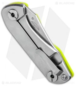 Real Steel Precision Frame Lock Folding Knife Green (2.88" Stonewash) 3001 -Knife Sale Shop Real Steel Precision FL Green SW 3001 BHQ 94646 jr side