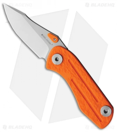 Real Steel Precision Frame Lock Folding Knife Orange (2.88" Stonewash) RS5122 3 Real Steel Precision Frame Lock Folding Knife Orange (2.88" Stonewash) RS5122