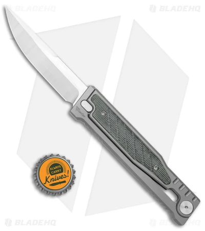 Reate Knives Reate EXO Drop Point Gravity Knife Titanium/Black Micarta (3.75" Satin) 8 Reate Knives Reate EXO Drop Point Gravity Knife Titanium/Black Micarta (3.75" Satin) - Image 6