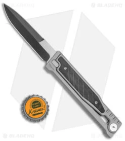 Reate Knives Reate EXO Gravity Bayonet Knife Titanium/Black G-10 (3.75" Two Tone PVD) -Knife Sale Shop Reate EXO Gravity Double Edge Ti Black G 10 PVD BHQ 142279 jr bottlecap