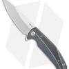 Reate Knives Reate K-1 Frame Lock Flipper Knife Carbon Fiber/Blue Ti (3.8" M390 Satin) -Knife Sale Shop Reate K 1 cf blue ti satin BHQ 74954 er