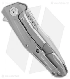 Reate Knives Reate K-3 Tanto Frame Lock Flipper Knife Ti/Mokuti (3.875" Satin) 8 Reate Knives Reate K-3 Tanto Frame Lock Flipper Knife Ti/Mokuti (3.875" Satin) -Knife Sale Shop Reate K 3 tanto ti mokuti satin BHQ 74980 er side