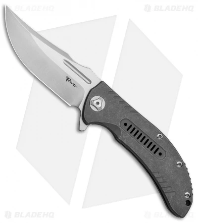 Reate Knives Faisal Yamin Valhalla Frame Lock Knife Hollowed Ti (3.8" Stonewash) 3 Reate Knives Faisal Yamin Valhalla Frame Lock Knife Hollowed Ti (3.8" Stonewash)