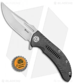 Reate Knives Faisal Yamin Valhalla Frame Lock Knife Hollowed Ti (3.8" Satin) -Knife Sale Shop Reate Knives Faisal Yamin Valhalla FL Hallowed Ti Satin BHQ 83622 jr bottlecap