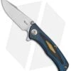 Reate Knives New Torrent Frame Lock Knife BlueTi/Carbon Fiber (3.6" Satin/SW) 1 Reate Knives New Torrent Frame Lock Knife BlueTi/Carbon Fiber (3.6" Satin/SW) -Knife Sale Shop Reate Knives New Torrent FL Blue Ti CF SW BHQ 83617 jr