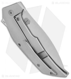 Reate Knives Bharucha T4000 Frame Lock Knife Green Micarta/Ti (3.8" Satin) 9 Reate Knives Bharucha T4000 Frame Lock Knife Green Micarta/Ti (3.8" Satin) -Knife Sale Shop Reate Knives T4000 Green Micarta Ti Satin BHQ 100984 jr side