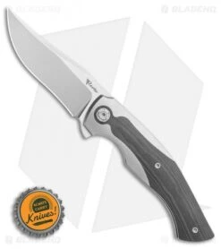 Reate Knives Reate Le Brun Coyote Frame Lock Knife Titanium W/ Wave CF (3.25" Bead Blast) 9 Reate Knives Reate Le Brun Coyote Frame Lock Knife Titanium W/ Wave CF (3.25" Bead Blast) -Knife Sale Shop Reate Le Brun Coyote Frame Lock Knife Titanium w Wave CF Inlay 3.25 BB BHQ 116981 LS Bottlecap