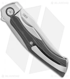 Reate Knives Reate Le Brun Coyote Frame Lock Knife Titanium W/ Wave CF (3.25" Bead Blast) 8 Reate Knives Reate Le Brun Coyote Frame Lock Knife Titanium W/ Wave CF (3.25" Bead Blast) -Knife Sale Shop Reate Le Brun Coyote Frame Lock Knife Titanium w Wave CF Inlay 3.25 BB BHQ 116981 LS Side