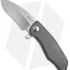 Robert Oldaker Blades ROB Gladius Frame Lock Knife Zirc/Ti (3.375" Satin) -Knife Sale Shop Robert Oldaker Blades ROB Gladius Zirc Ti BHQ 67589 jr