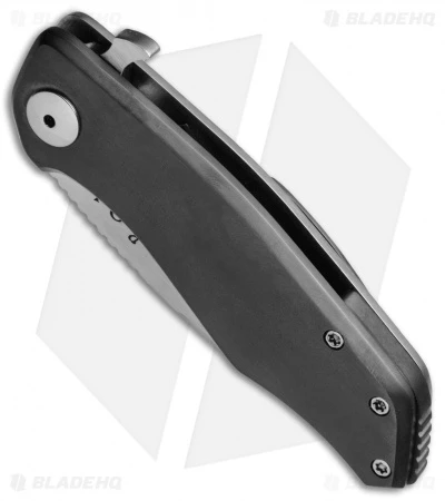 Robert Oldaker Blades ROB Gladius Frame Lock Knife Zirc/Ti (3.375" Satin) 4 Robert Oldaker Blades ROB Gladius Frame Lock Knife Zirc/Ti (3.375" Satin) - Image 2