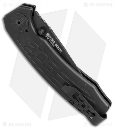SOG Banner Spring Assisted Knife Black Aluminum (3.5" Black) BA1001 5 SOG Banner Spring Assisted Knife Black Aluminum (3.5" Black) BA1001 - Image 3