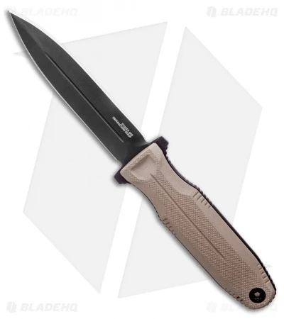 SOG Knives Pentagon FX Fixed Blade Knife Flat Dark Earth G10 (4.75" Black) 2 SOG Knives Pentagon FX Fixed Blade Knife Flat Dark Earth G10 (4.75" Black)