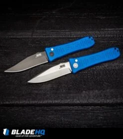 SOG Knives Spec Elite I Automatic Knife Blue (3.5" Satin) SE-51BU -Knife Sale Shop SOG Knives Spec Elite I Automatic Knife Blue Satin SE 51BU BHQ92925 kp burnt wood web