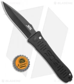 SOG Spec Elite I Automatic Knife (3.5" Black) SE-52 9 SOG Spec Elite I Automatic Knife (3.5" Black) SE-52 -Knife Sale Shop SOG Spec Elite I Auto Knife Black BHQ 8487 jr bottlecap