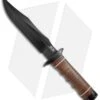 SOG Super SOG Bowie Fixed Blade Knife Leather (7.5" Black) SB1T-L -Knife Sale Shop SOG Super SOG Leather Black SOGSB1TL BHQ 67158 jr