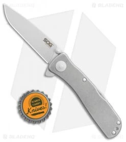 SOG Twitch II LT Assisted Opening Knife Stonewash (2.6" Satin) TWI-18 9 SOG Twitch II LT Assisted Opening Knife Stonewash (2.6" Satin) TWI-18 -Knife Sale Shop SOG Twitch II LT SW Satin TWI 18BX BHQ 77262 jr bottlecap 2