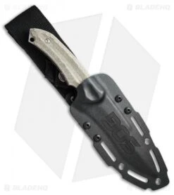 SOG Kiku Small Fixed Blade Knife Green Micarta (4.9" Satin) KU-2001 -Knife Sale Shop SOG kiku small green micarta satin KU 2001 BHQ 21602 er sheath