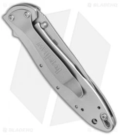 Santa Fe Stoneworks Customized Kershaw Leek A/O Knife Mammoth (3" Bead Blast) -Knife Sale Shop Santa Fe Stoneworks Customized Kershaw Leek Mammoth BB SF1660M BHQ 73788 jr side