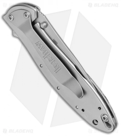 Santa Fe Stoneworks Customized Kershaw Leek A/O Knife Obsidian (3" Bead Blast) 5 Santa Fe Stoneworks Customized Kershaw Leek A/O Knife Obsidian (3" Bead Blast) - Image 3