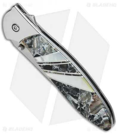 Santa Fe Stoneworks Customized Kershaw Leek A/O Knife Obsidian (3" Bead Blast) 4 Santa Fe Stoneworks Customized Kershaw Leek A/O Knife Obsidian (3" Bead Blast) - Image 2