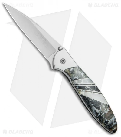 Santa Fe Stoneworks Customized Kershaw Leek A/O Knife Obsidian (3" Bead Blast) 3 Santa Fe Stoneworks Customized Kershaw Leek A/O Knife Obsidian (3" Bead Blast)