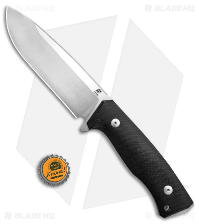Saturn Knives Titano Fixed Blade Knife Black G-10 (6" Satin) 6 Saturn Knives Titano Fixed Blade Knife Black G-10 (6" Satin) - Image 4