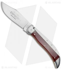 Schatt & Morgan Express #71 Automatic Knife Red Acrylic (4.25" Satin)