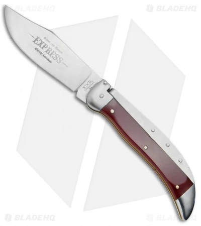 Schatt & Morgan Express #71 Automatic Knife Red Acrylic (4.25" Satin) 3 Schatt & Morgan Express #71 Automatic Knife Red Acrylic (4.25" Satin)