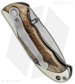 Old Timer Ironwood Spring Assisted Knife (2.75" Satin) 1084273 -Knife Sale Shop Schrade 900OT Ironwood SA Cap 1084273 BHQ 81274 jr side