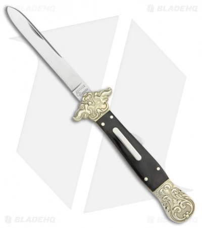 Schrade Dirk Folding Knife Buffalo Horn (4" Mirror) SCHDIRKBH 3 Schrade Dirk Folding Knife Buffalo Horn (4" Mirror) SCHDIRKBH