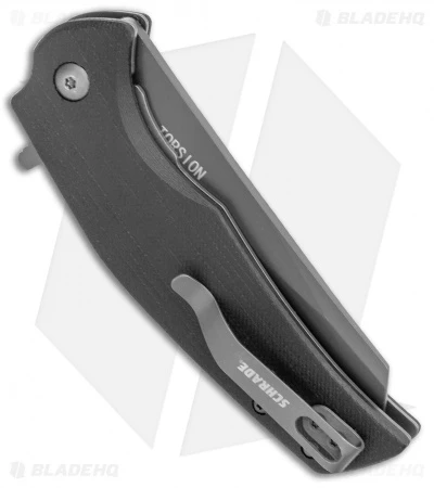 Schrade Torsion Liner Lock Knife Black G-10 (3.5" Black) 5 Schrade Torsion Liner Lock Knife Black G-10 (3.5" Black) - Image 3
