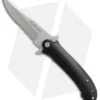 Schrade Liner Lock Knife Black Al (3.5" Bead Blast Serr) SCH223S 2 Schrade Liner Lock Knife Black Al (3.5" Bead Blast Serr) SCH223S -Knife Sale Shop Schrade LL Black Alum BB Serr SCH223S BHQ 61936 jr