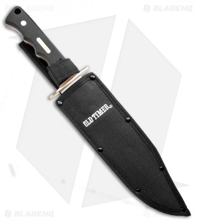 Schrade Old Timer OT Bowie Knife & Folder Black Polymer (10" Satin) 1158653 9 Schrade Old Timer OT Bowie Knife & Folder Black Polymer (10" Satin) 1158653 - Image 7