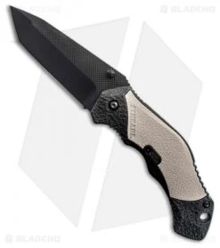 Schrade Quick Burst Spring Assisted Knife Black/Tan (3" Black) SCHA4BGTCP