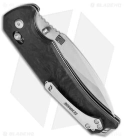 Schrade Alpha Radok Pivot Lock Knife Marble Carbon Fiber (3.75" Satin) 8 Schrade Alpha Radok Pivot Lock Knife Marble Carbon Fiber (3.75" Satin) -Knife Sale Shop Schrade Radok Pivot Lock CF Satin BHQ 140055 jr side