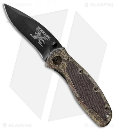 Schrade X-Timer Liner Lock Knife Camo (2.875" Black) SCHXT10C 3 Schrade X-Timer Liner Lock Knife Camo (2.875" Black) SCHXT10C