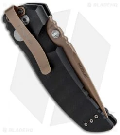 Hogue Sig Sauer EX-01 Tactical Folding Knife Black G-10 (3.5" FDE) 36170 -Knife Sale Shop Sig Ex 01 Emperor Scorpi 36170 BHQ 82355 jr side