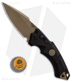 Hogue Sig Sauer EX-A05 Spear Point Automatic Knife Black (3.5" FDE) 36530 -Knife Sale Shop Sig Knives EX A05 Spear Point FDE SW BHQ 84600 er bottlecap