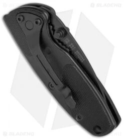 Smith & Wesson Medium S.O.R.T. Spring Assisted Knife Black (2" Black) -Knife Sale Shop Smith Wesson S.O.R.T. Medium Black Black SWSORTBM BHQ 4110 jr side