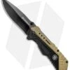 Smith & Wesson Spring Assisted Knife Black & Tan (3.3" Black) 1084302 -Knife Sale Shop Smith Wesson SA Black and Tan Black 1084302 BHQ 80708 jr 1