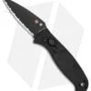 Spyderco Autonomy 2 Automatic Knife Black G-10 (3.5" Black Full Serr LC200N) -Knife Sale Shop Spyderco Autonomy 2 Auto Black G 10 Black Full Serr C165GSBBK2 BHQ 116294 jr