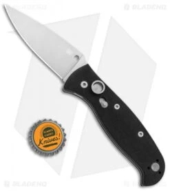 Spyderco Autonomy 2 Automatic Knife Black G-10 (3.5" Satin) C165GP2 -Knife Sale Shop Spyderco Autonomy 2 Auto Black G 10 Satin BHQ 80844 jr bottlecap