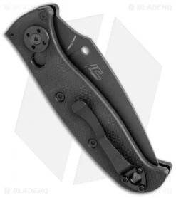 Spyderco Autonomy 2 Automatic Knife Black G-10 (3.5" Black LC200N) C165GPBBK2 -Knife Sale Shop Spyderco Autonomy 2 Automatic Black G 10 Black C165GPBBK2 BHQ 116292 jr side